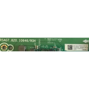 MAIN PARA SMART TV HISENSE 4K RESOLUCION (3840 x 2160) NUMERO DE PARTE 299115 / 299116 / RSAG7.820.10646/ROH / 3TE55G2121M7 / TM218H6445 / MODELO 55U6G 55A66FUA